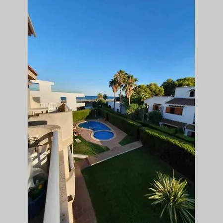 Neu Renoviertes Strandappartment Mit Meerblick Alcoceber Exterior photo